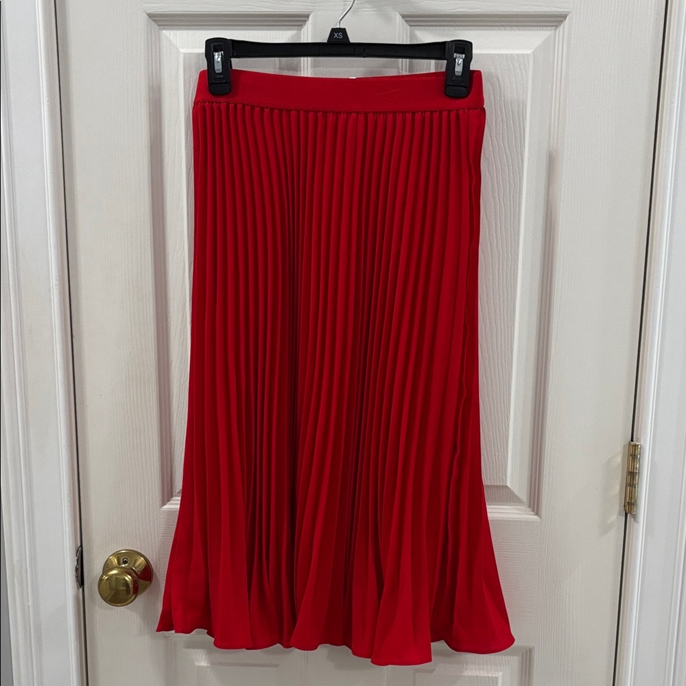 Grace Karin Vibrant Red A-Line Skirt